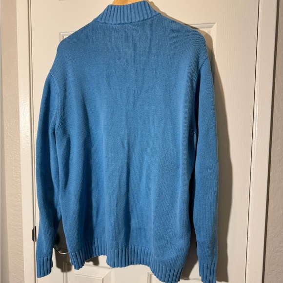 Chaps quarter zip up knitted sweater men’s XLT - Picture 5 of 5